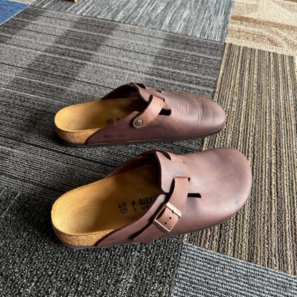 Birkenstock Boston Oiled Leather - Habana